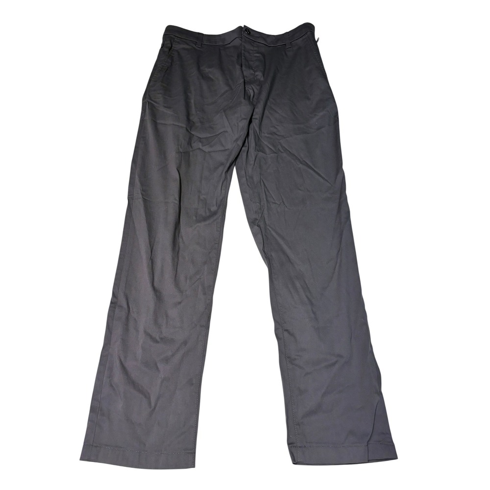Birddogs Men 32x30 Chino Pants Charcoal Gray Performance Stretch Cotton